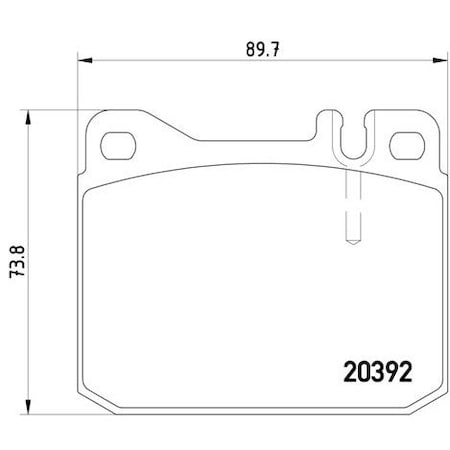 Pagid Brakes Brake Pad Set Disc Brake, 355017461 355017461